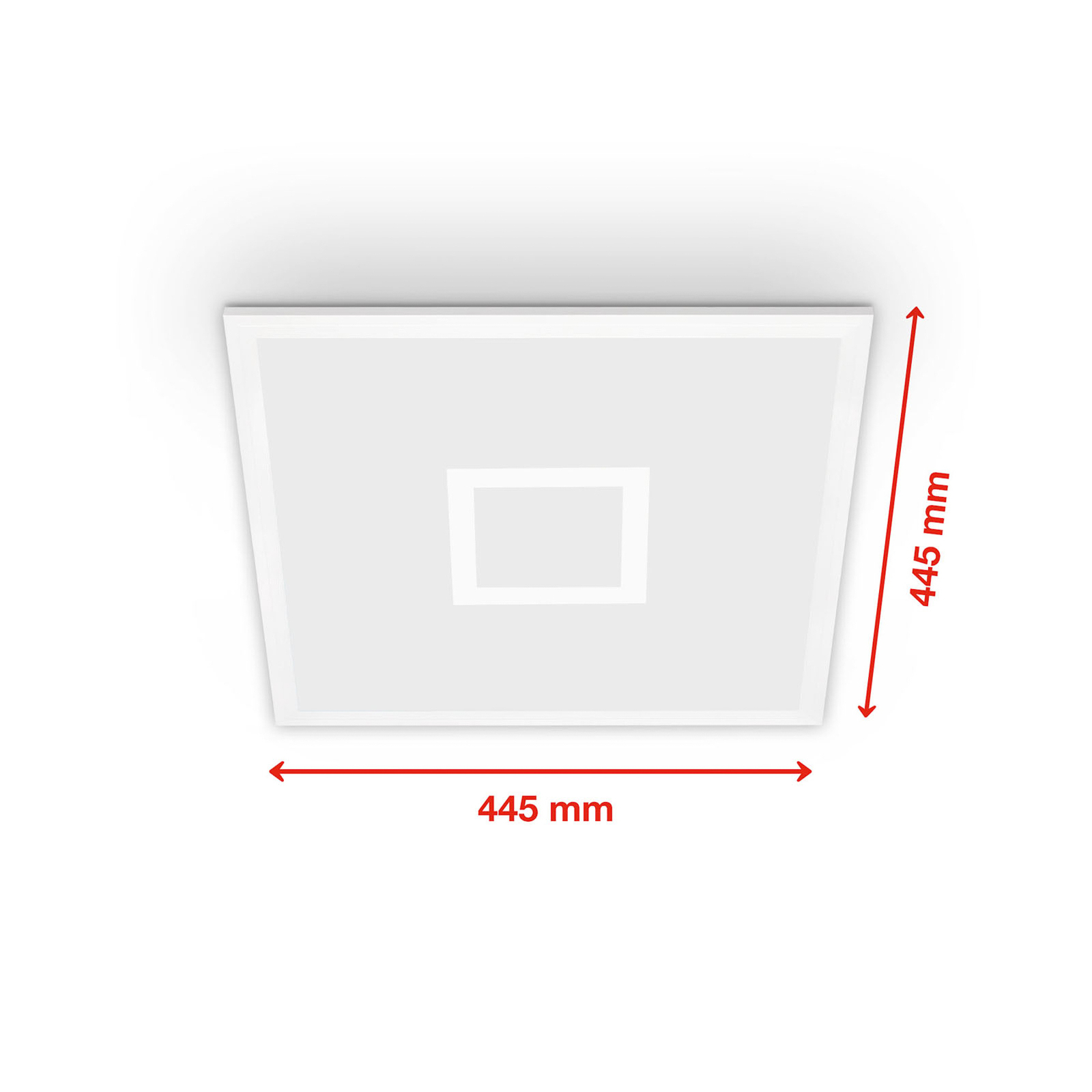 Panel LED Centerlight blanco CCT remoto RGB 45x45cm