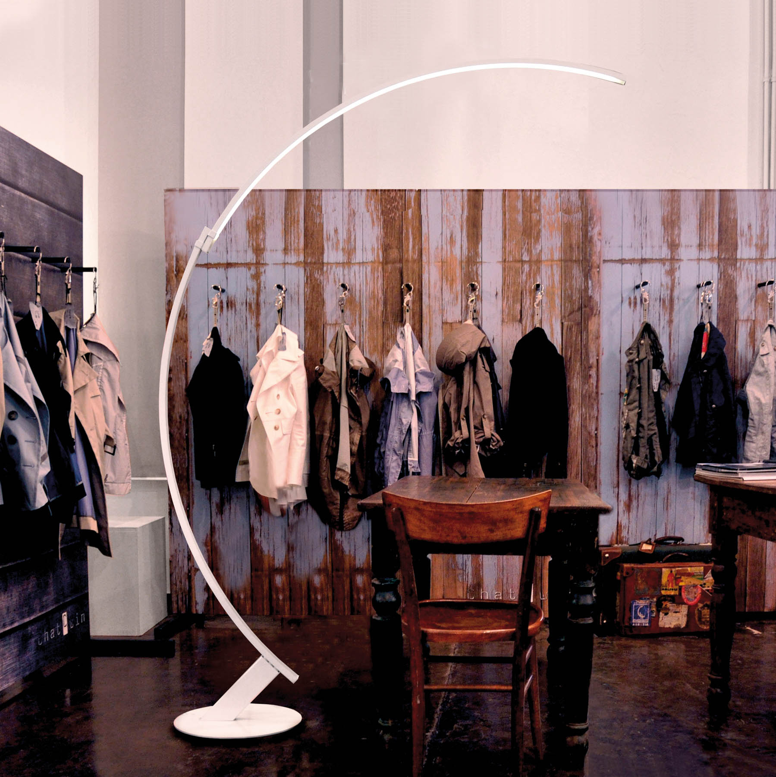 kdln LED floor lamp Kyudo, height 212 cm