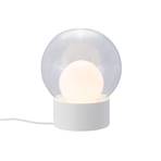 pulpo bordlampe Boule Small, klar/opal/hvit, glass