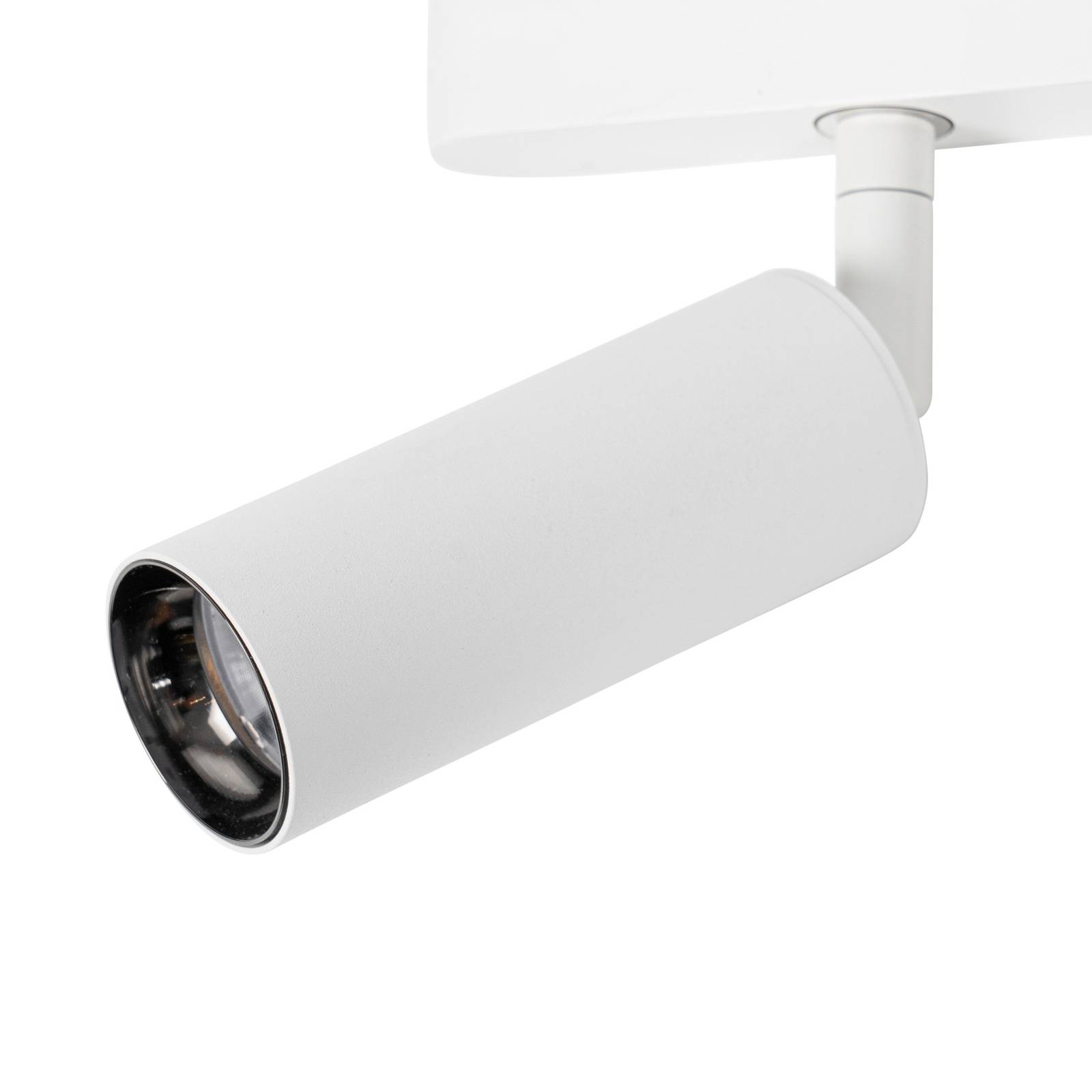 Spot LED Lindby 48 V Lumaro, biały, Ø 4 cm, aluminium, ściemniany