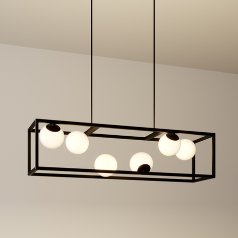 Lindby Utopia lampa wisząca LED, 6-punktowa