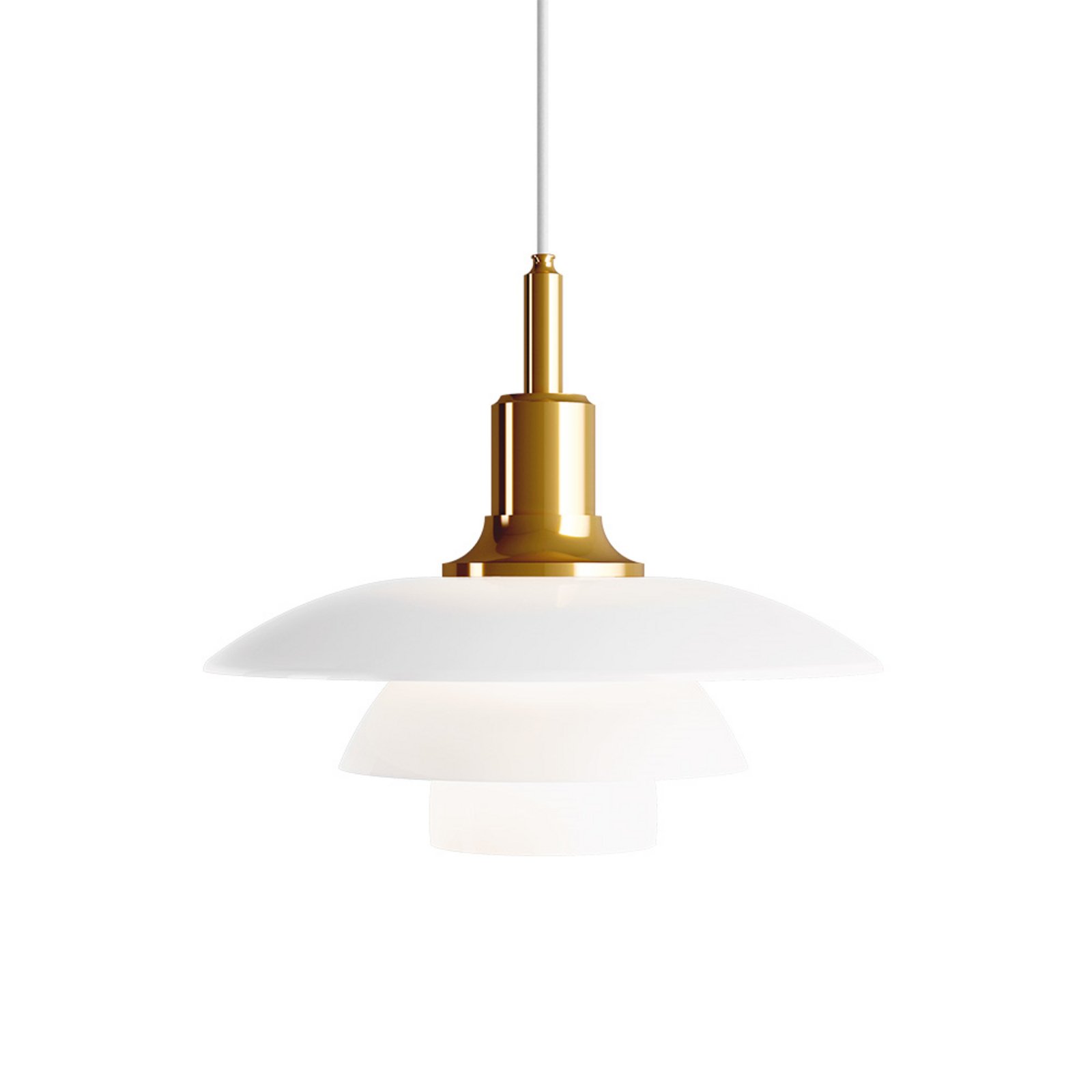 PH 3½-3 Pendant Brass - Louis Poulsen