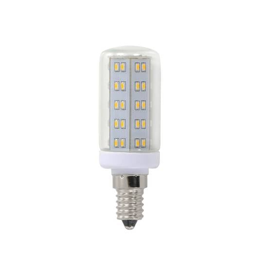 E14 4W LED žiarovka tvar trubice číra 69 diód LED