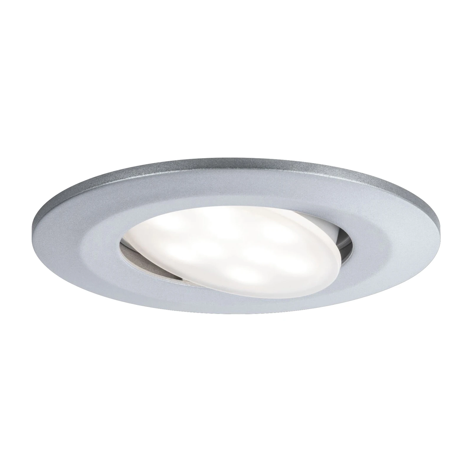 Paulmann Calla krom, på/av, vridbar, CCT, Ø 9 cm, 3-pack