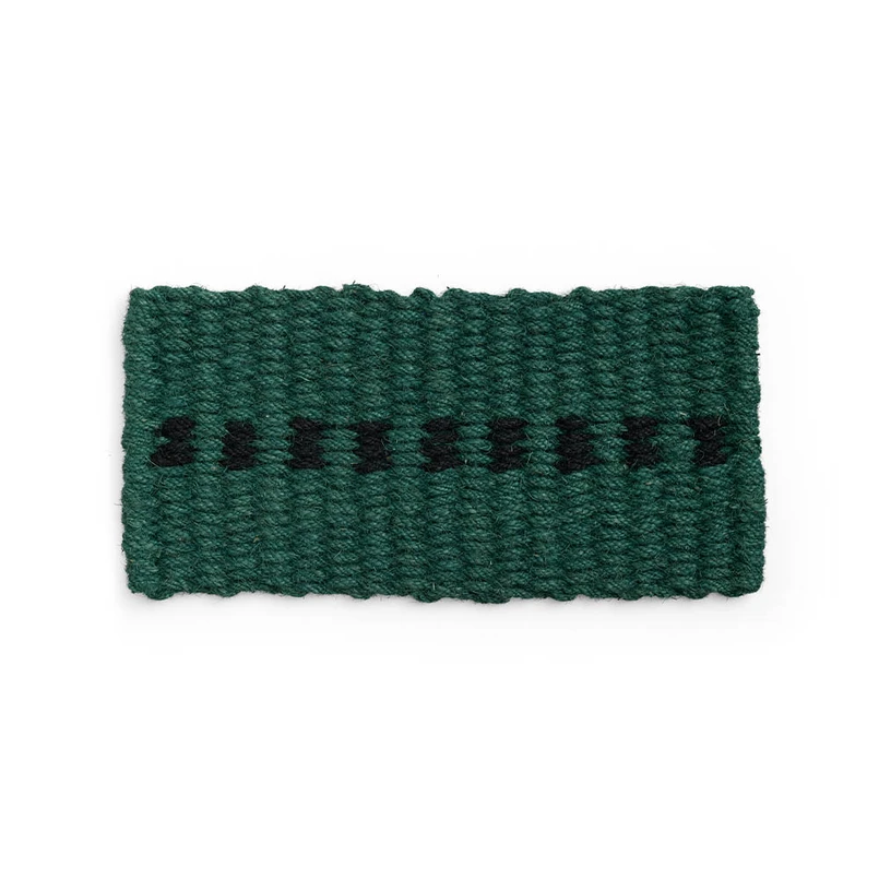 Produktfoto för HAY - Coco Door Mat - Dörrmatta - Dot - Dark green and black - H0 x D80 x W40 cm