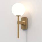 Astro Tacoma applique laiton ancien, verre opale