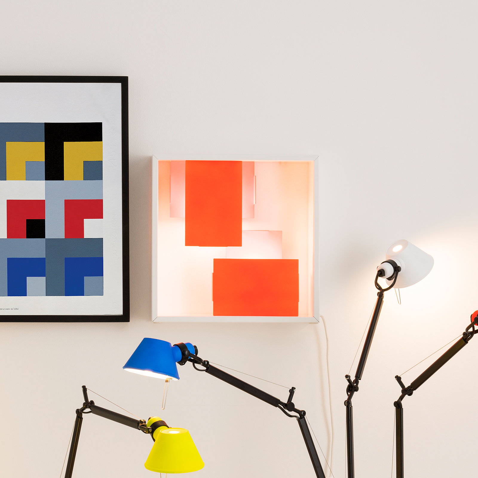 Artemide Fato Bicolor wall light