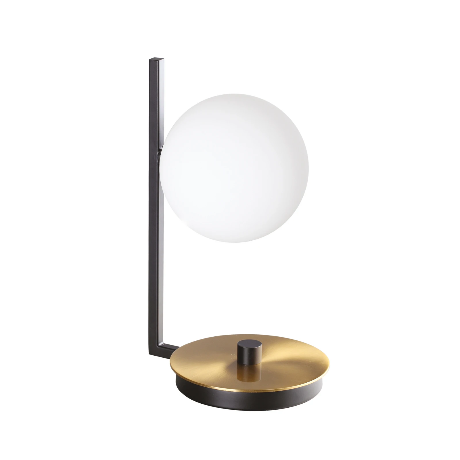 IDEAL LUX tafellamp Birds zwart/messing Hoogte 26 cm Metaal