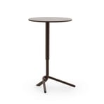 Sivupöytä Lift, tummanruskea, teräs, MDF, korkeus 56,5 cm – Normann Copenhagen