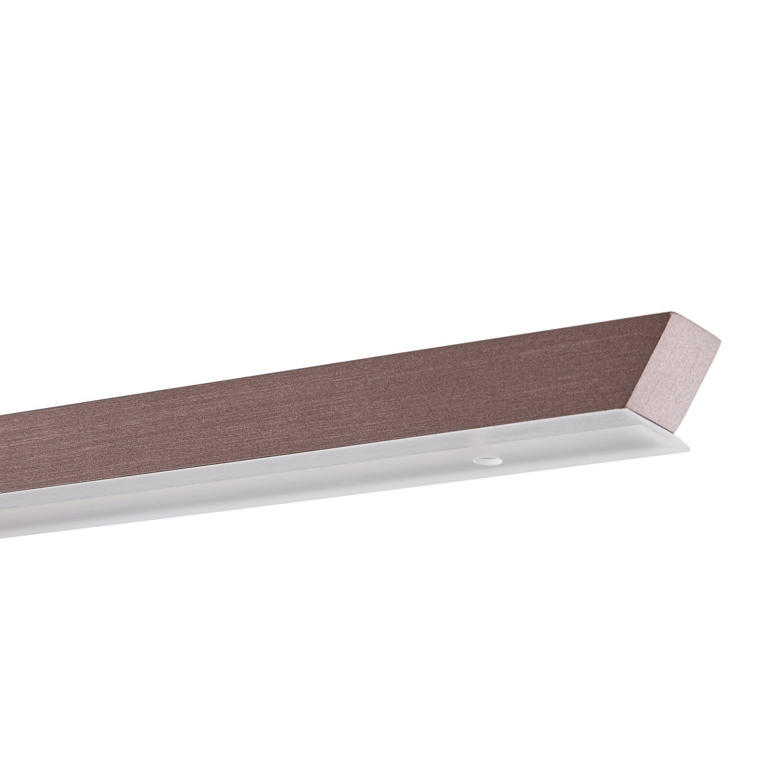 Suspension LED Solvar, 117 cm, marron, CCT, à intensité variable - Lucande