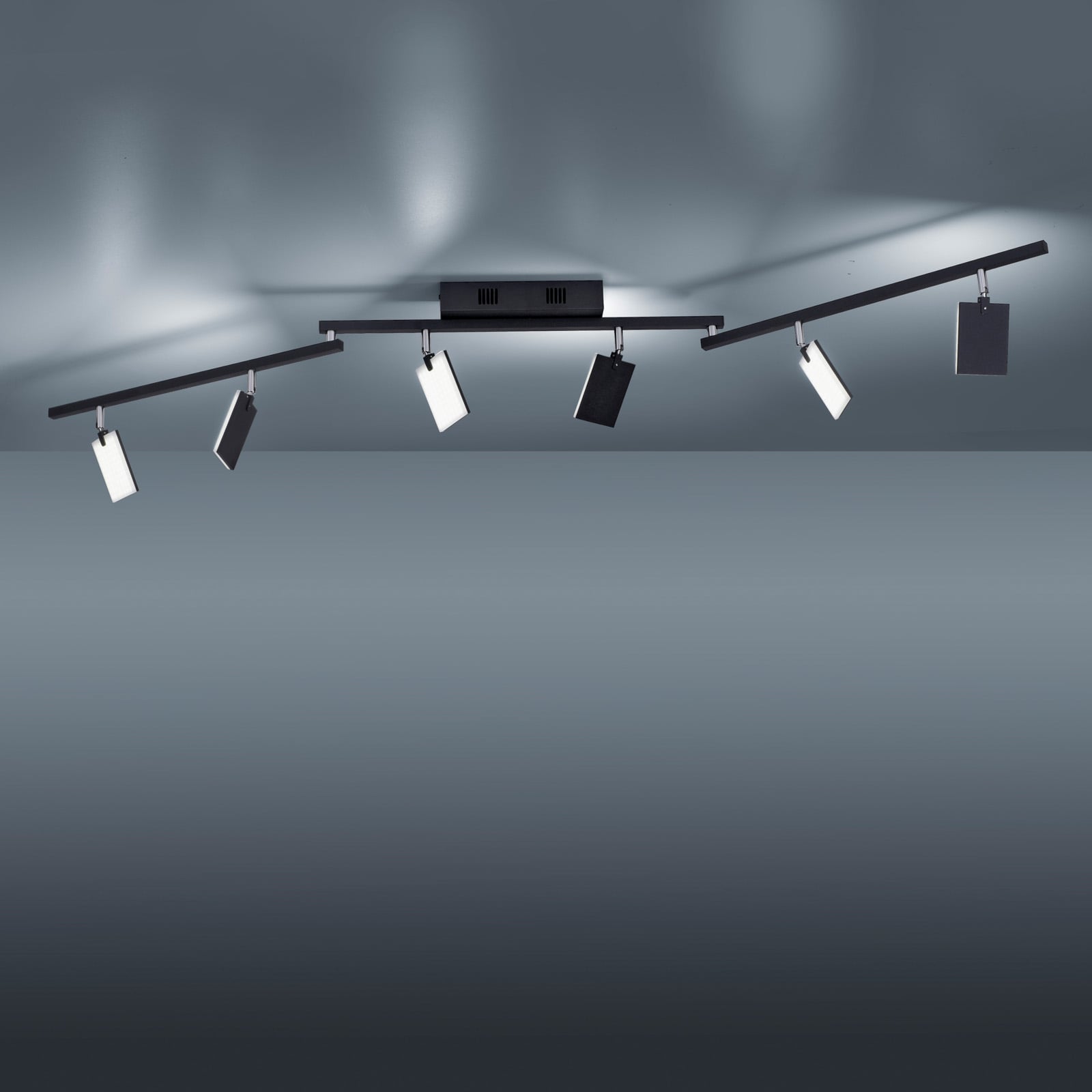 Mira Deckenlampe, black pearl, 6-flammig, Remote, CCT - PURE Mira Deckenlampe, black pearl, 6-flammig, Remote, CCT - PURE