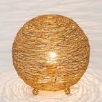 Stolná lampa Campano, zlato, 30 cm