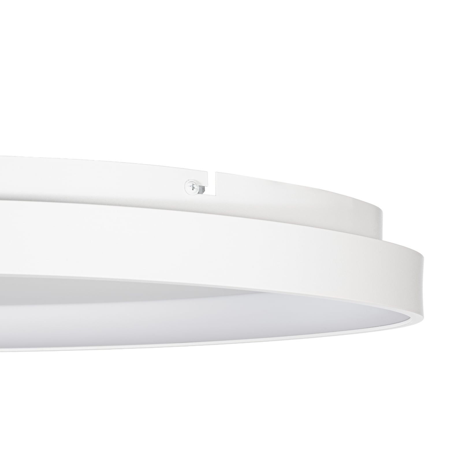 Plafoniera LED Lindby Triangulo, bianca, 42 cm, dimmerabile a 3 livelli Plafoniera LED Lindby Triangulo, bianca, 42 cm, dimmerabile a 3 livelli