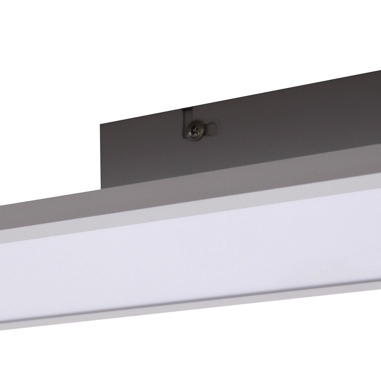 Lindby LED panelis Enhife, balts, 80 x 20 cm, metāla, 4000 K