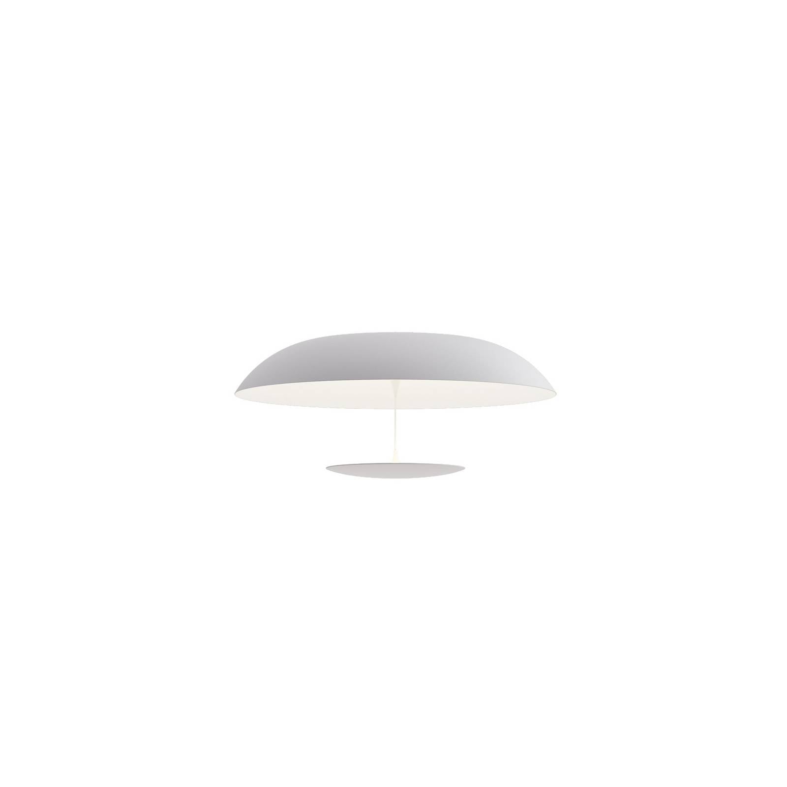 Karman LED-Deckenleuchte BLANCO, Ø 60 cm, weiß, Metall