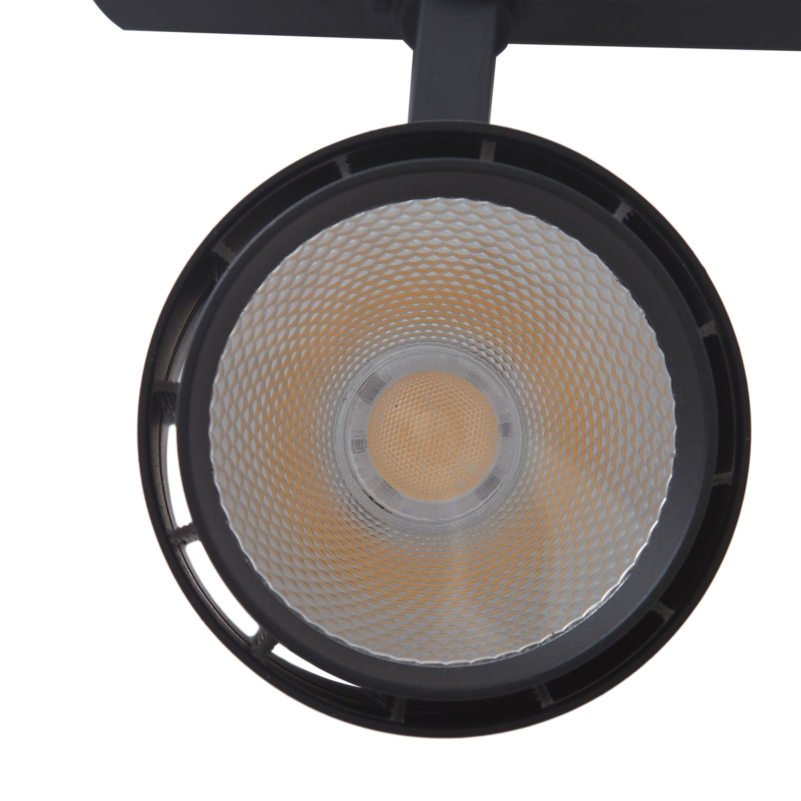 Projetor de calha LED Arcchio Marny, preto, trifásico, regulável.