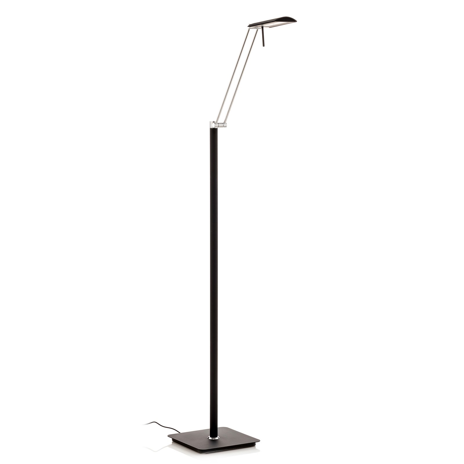 Rothfels Lisanora LED stojací lampa, černá, nikl