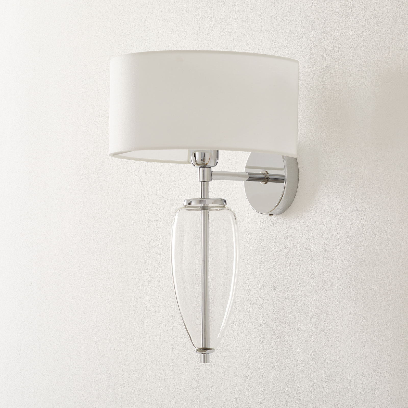 Show Ogiva wall lamp with clear glass element