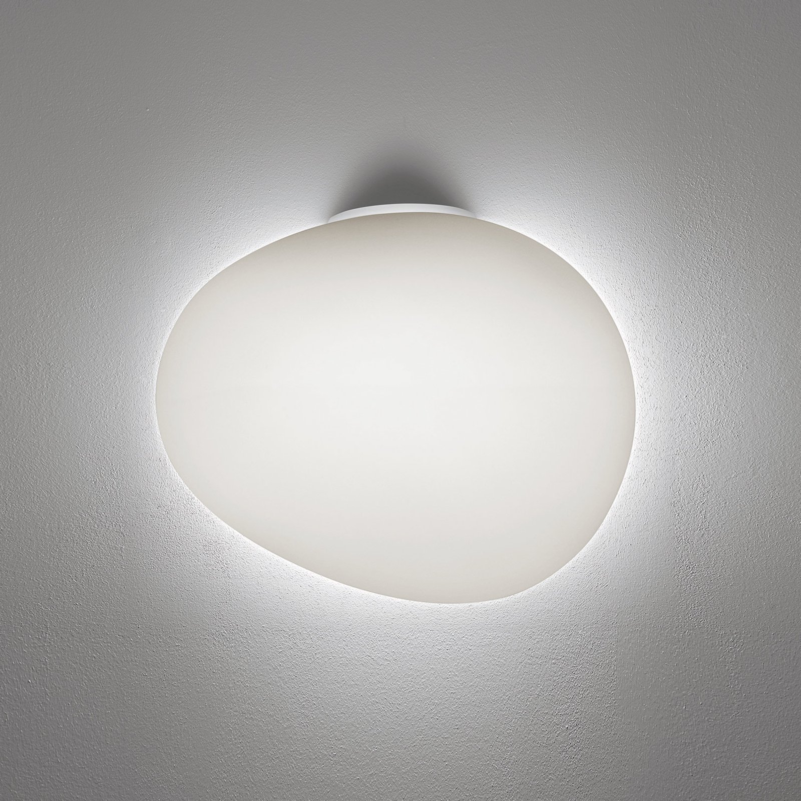 Foscarini Gregg grande semi 1 wall lamp, white