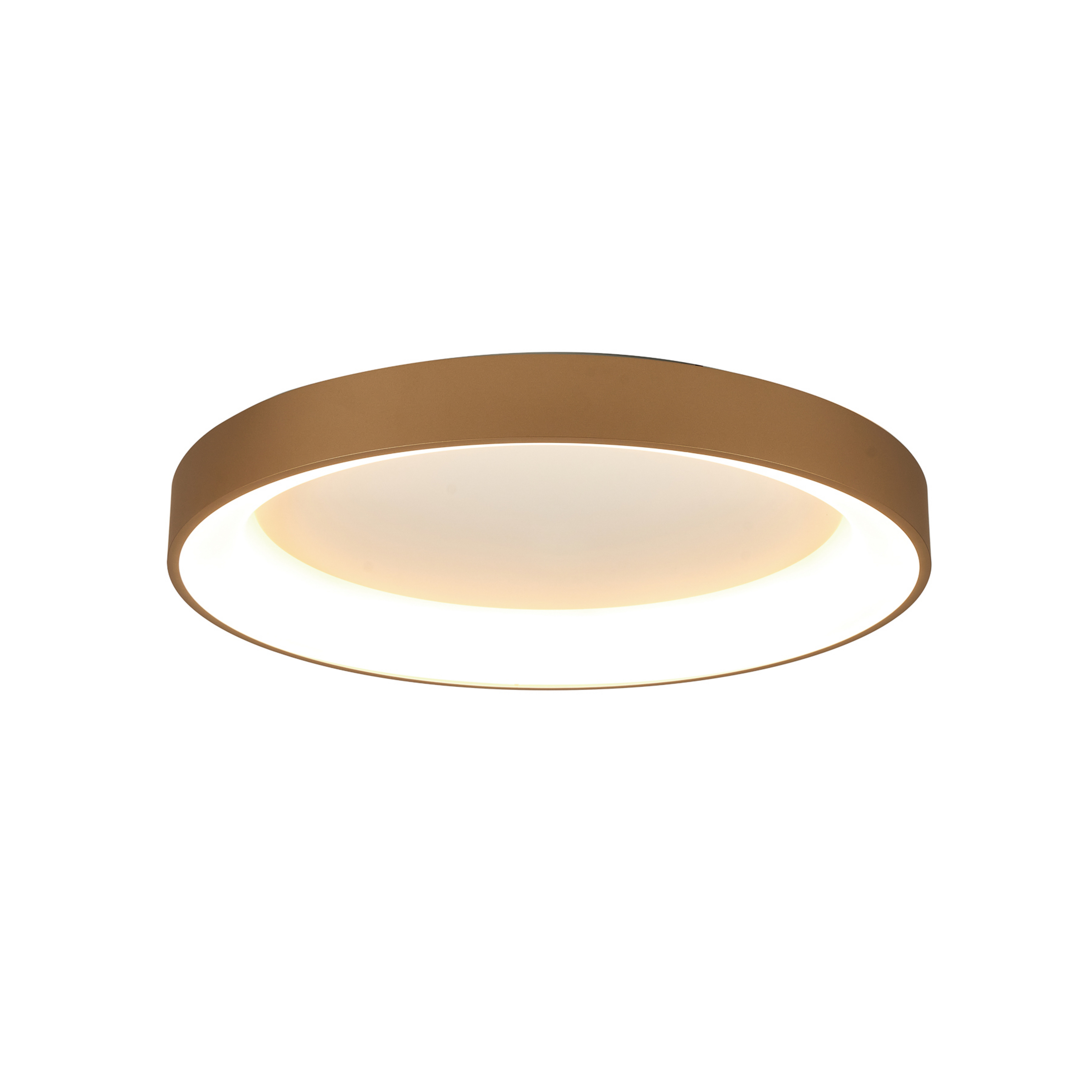 Plafonnier LED Niseko II CCT télécommande Ø50cm doré