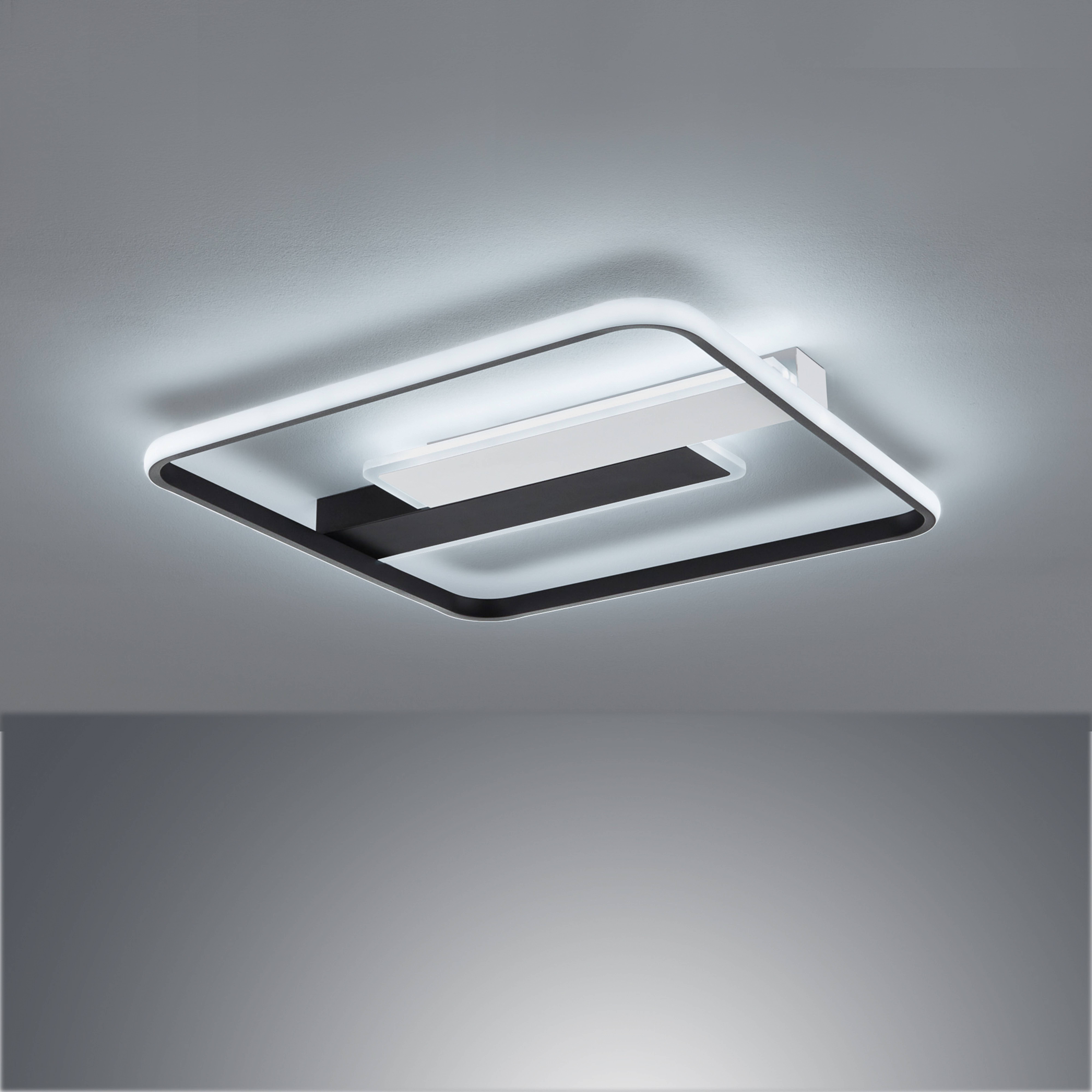 Plafón LED Blithe 50x50cm, marco