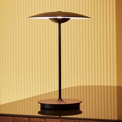 MARSET Ginger LED dobíjecí stolní lampa dřevo, dub/bílá
