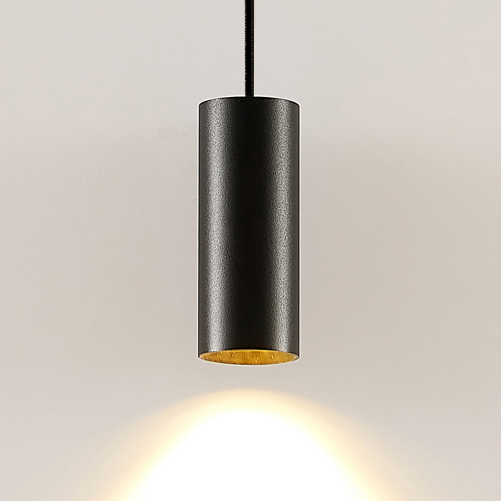 Arcchio Ejona lampă suspendată înălțime 15 cm negru metal - Hol - modern