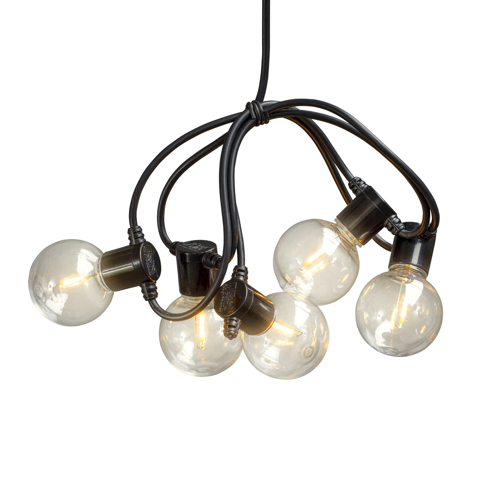 LED-Lichterkette Glühfadenoptik bernstein 10-flg.