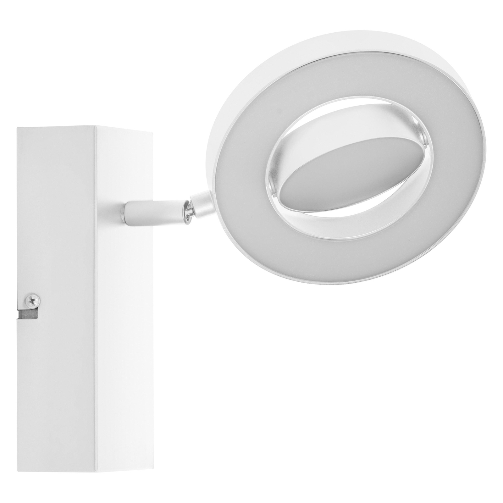 LEDVANCE LED прожектор за стена Saturn CCT, ключ, бял