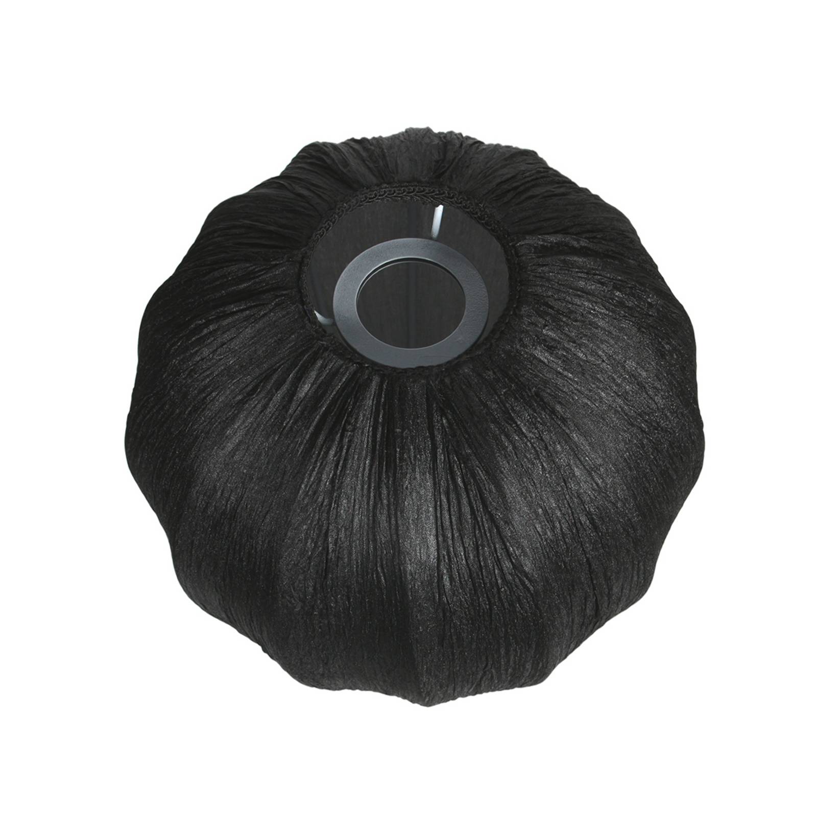  Mexlite Tischlampe Bloeba, Schwarz, ø 25 Cm, Leinen/metall 