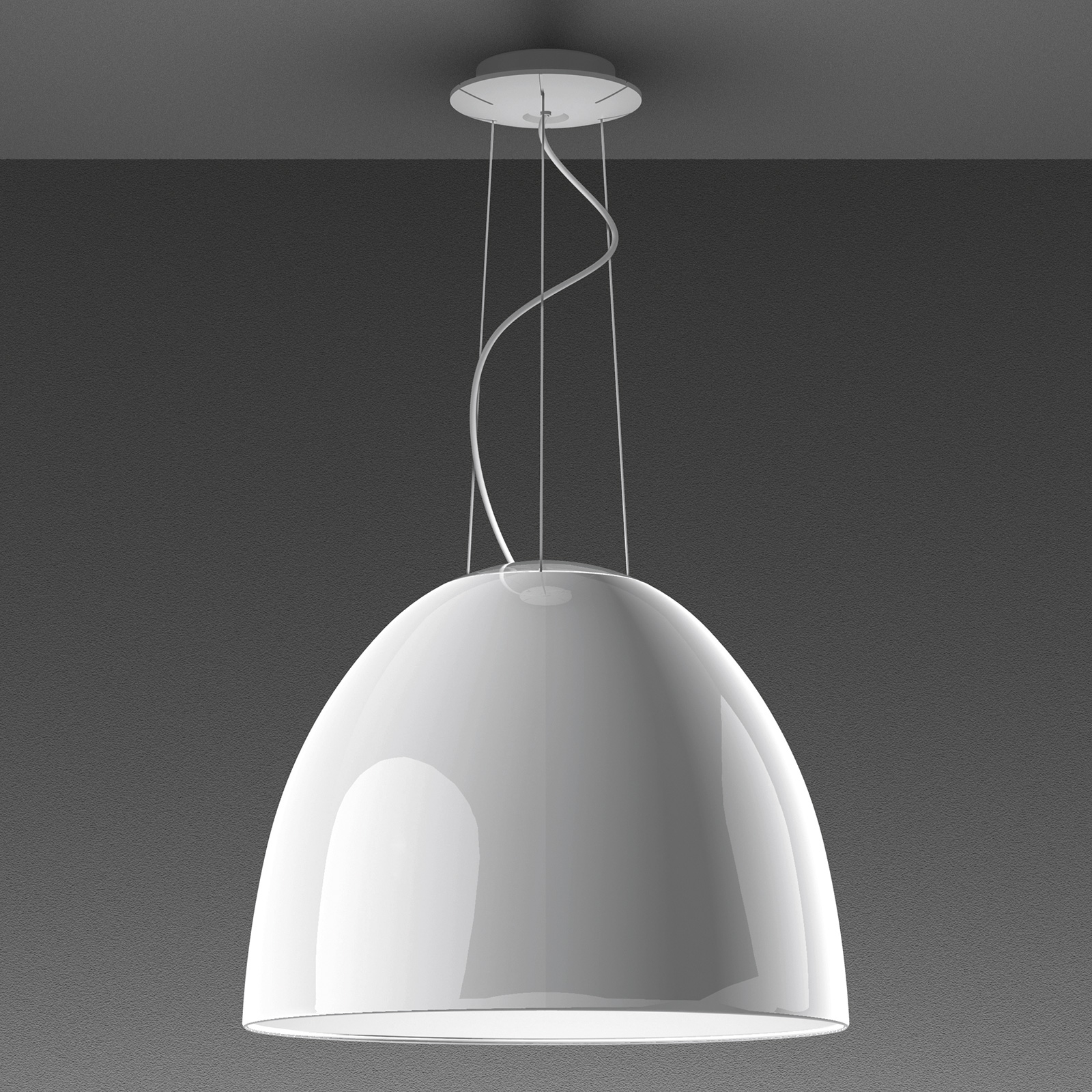 Artemide Nur Gloss hanging light App-controllable