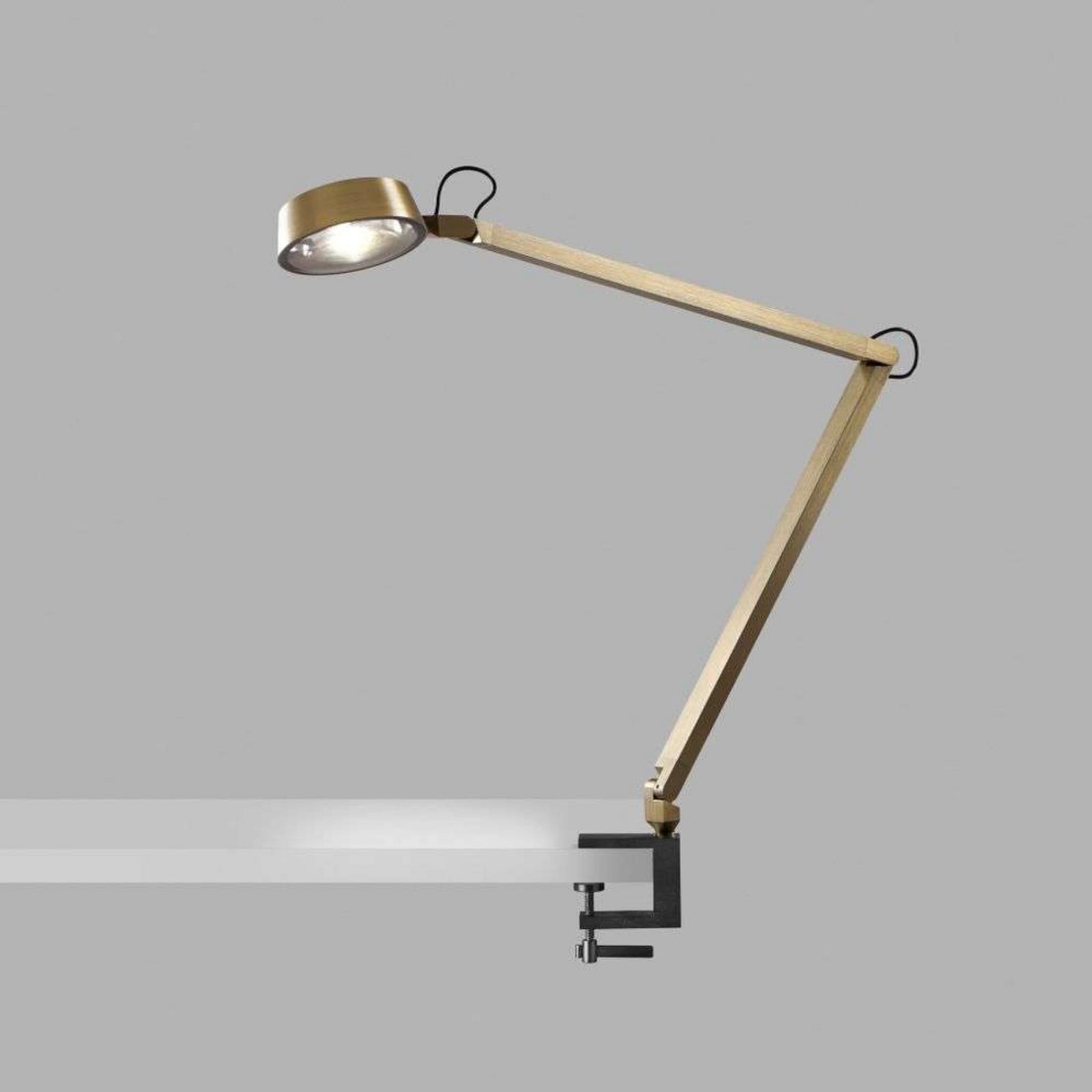 Dark T2 Bordlampe m/Base Brass LIGHT-POINT - Stue - Aluminium