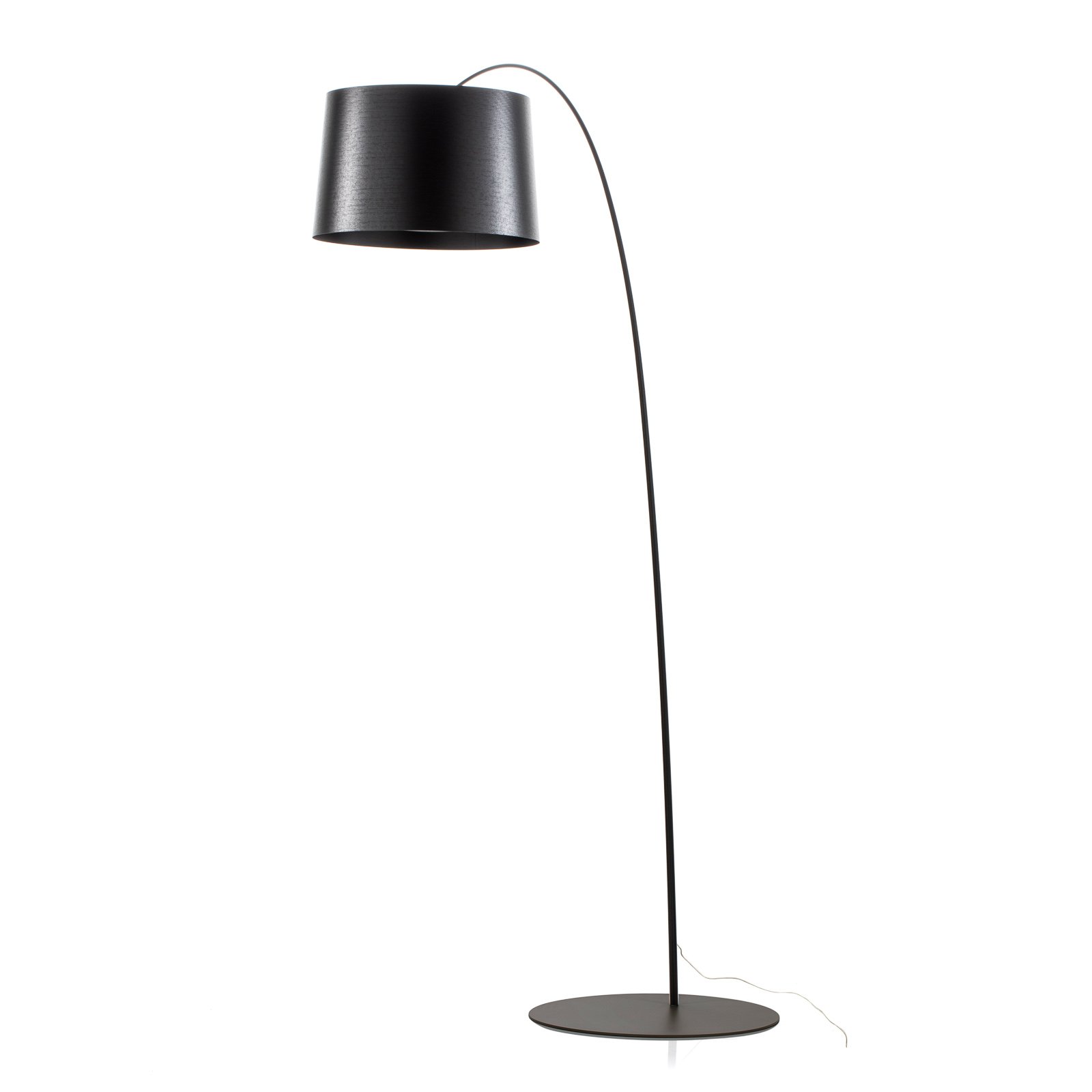 Twiggy Bogenleuchte mit Dimmer, schwarz - Foscarini
