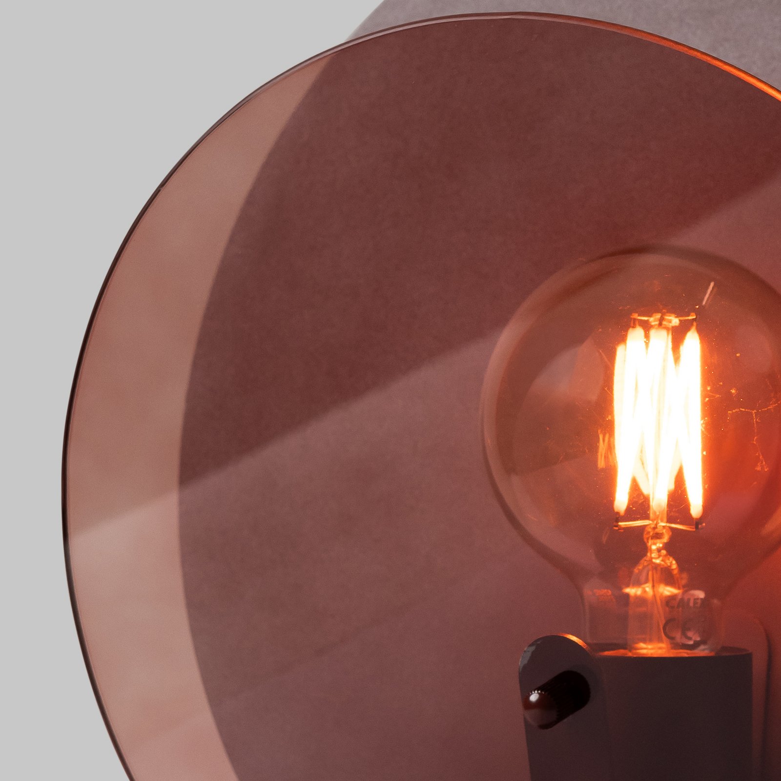 IT'S ABOUT ROMI Tischlampe Toledo, braun, Höhe 33 cm