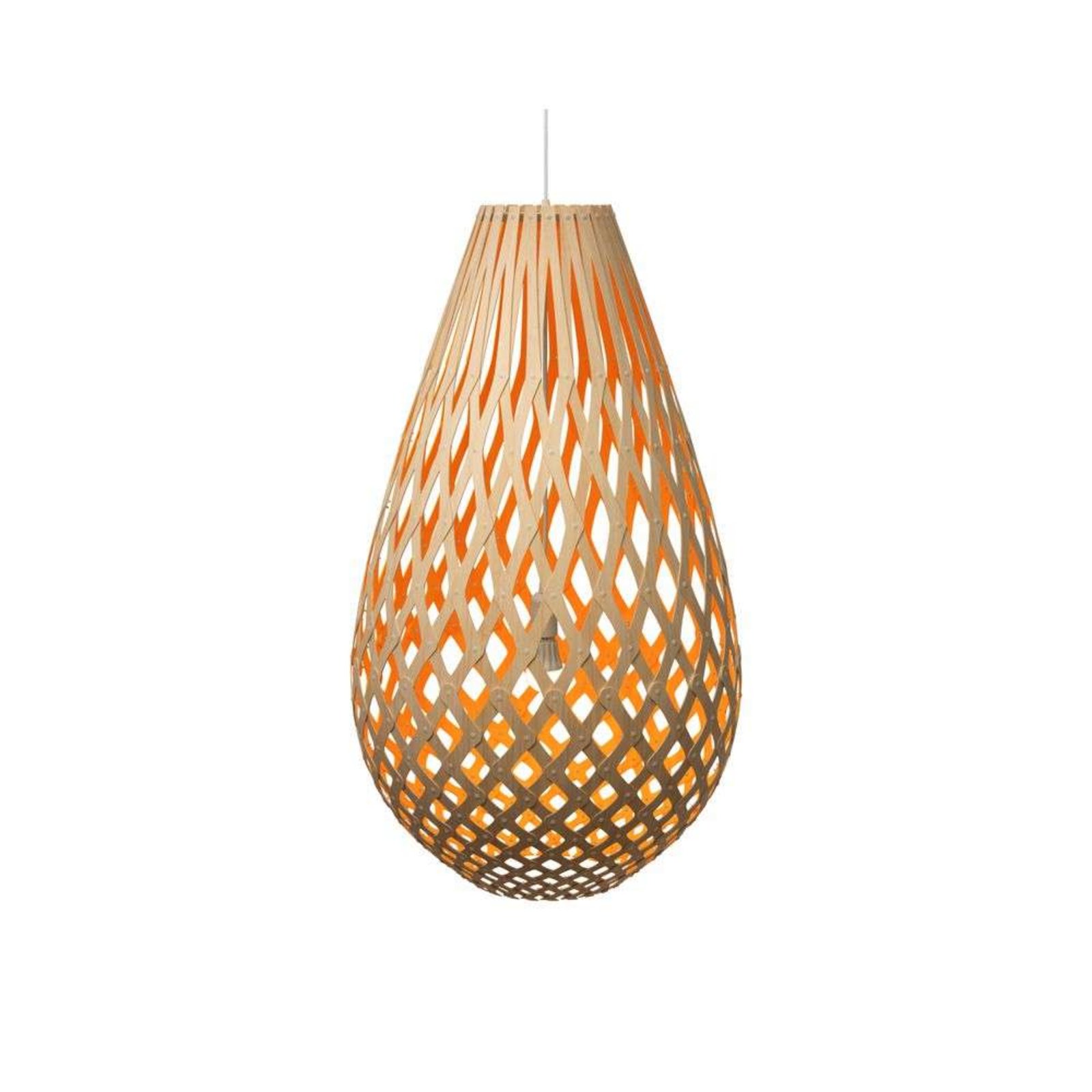 Koura Candeeiro Suspenso H50 Orange - David Trubridge