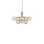 Nuura Kronleuchter Apiales 9, Ø 60 cm, messing-/goldfarben