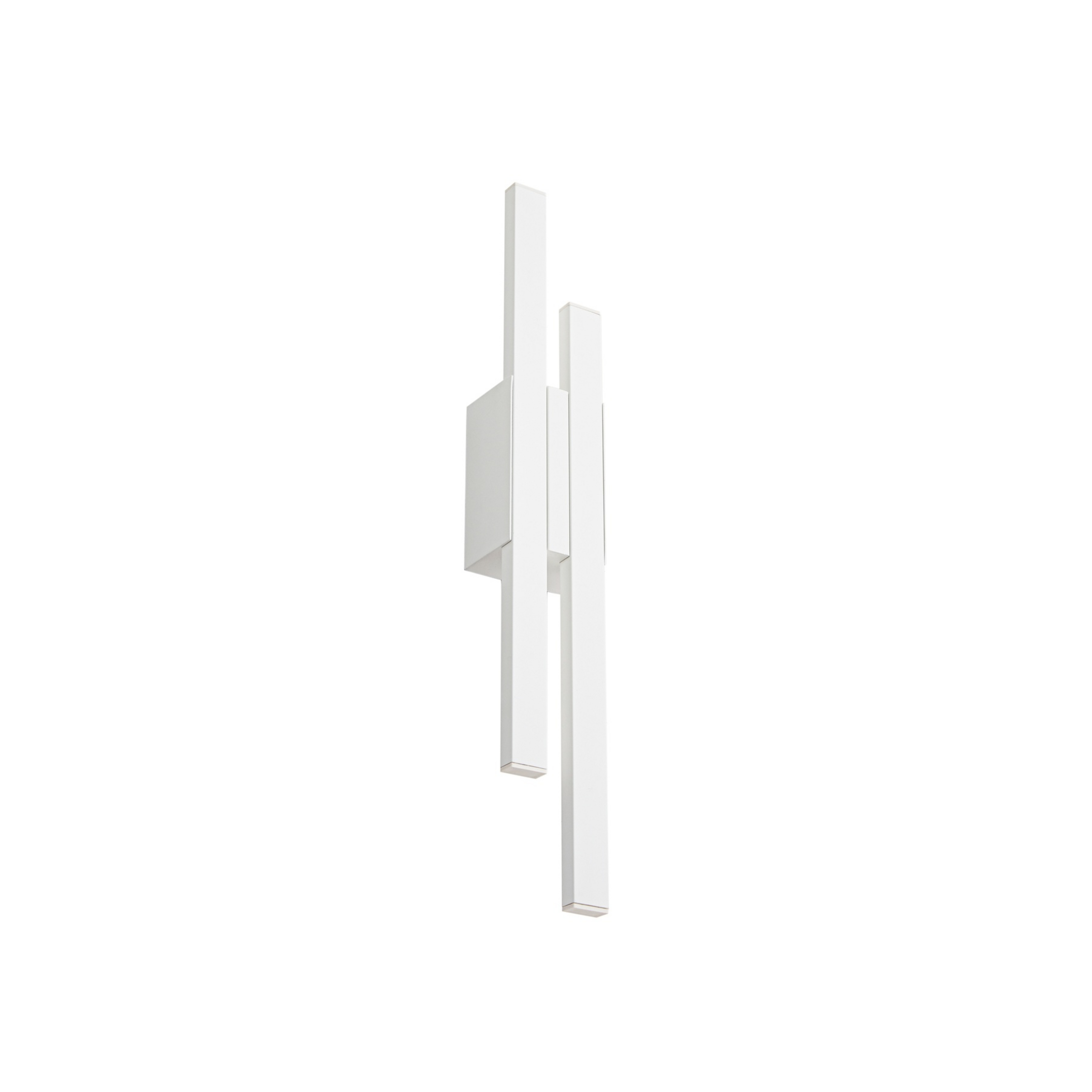 Sakari LED-ulkoseinävalaisin, korkeus 59 cm, alumiini, valkoinen - Lindby