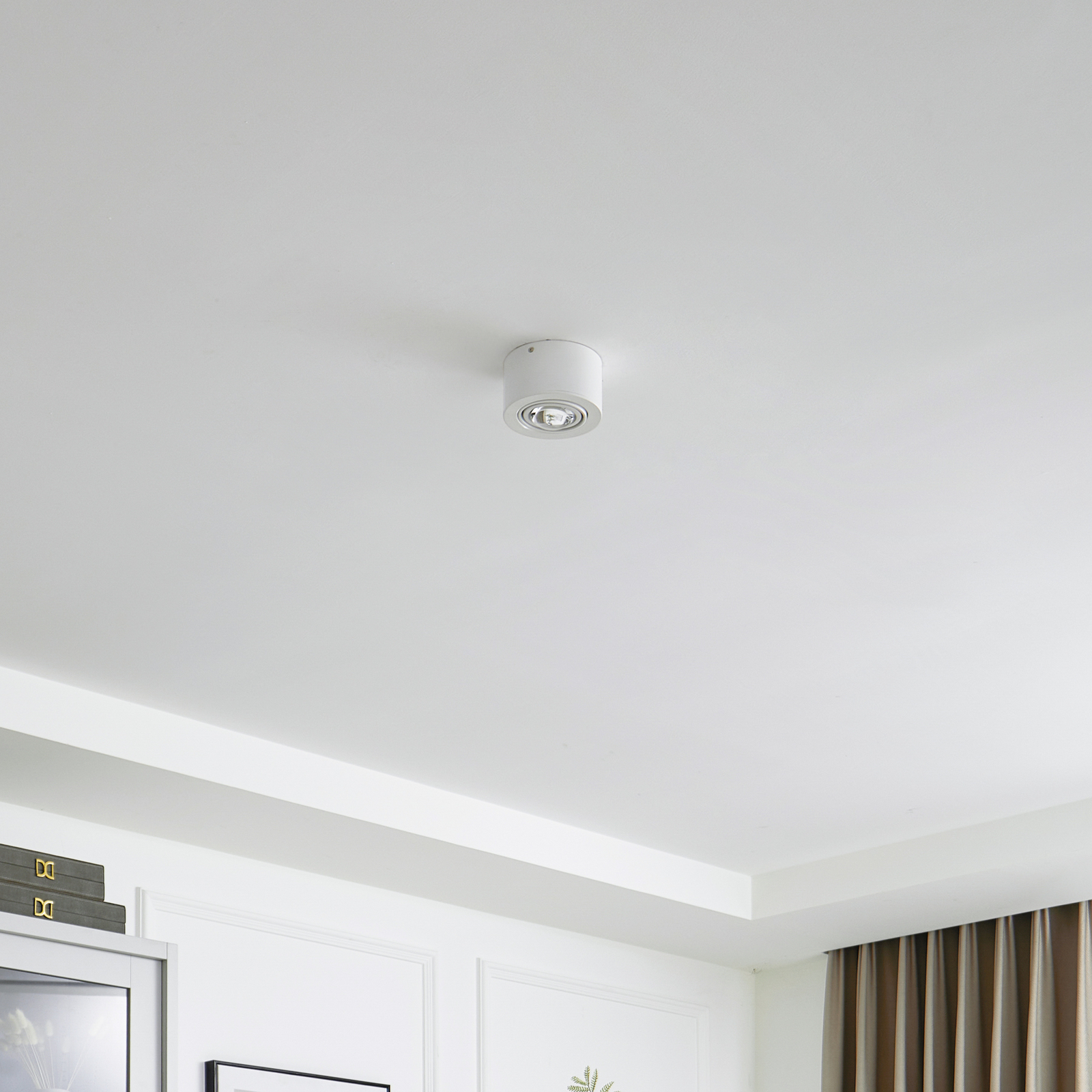 Lindby Downlight Jyla, 1-punktowa, biała matowa, GX53