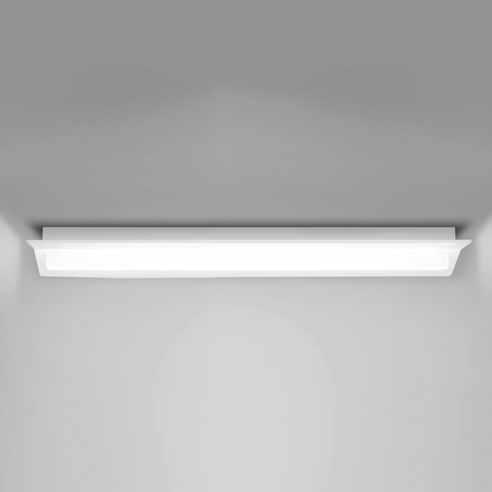 Plafonnier LED Flurry, 100 cm, blanc