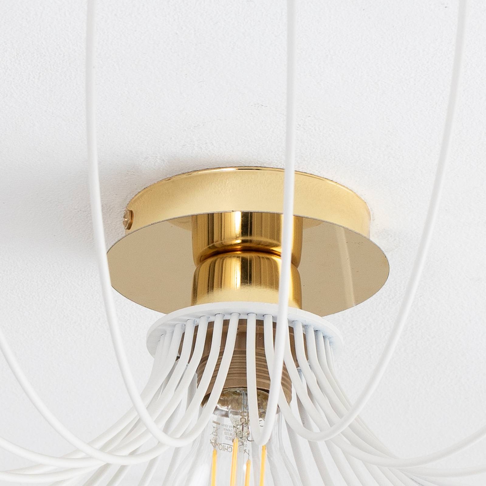 Lampa sufitowa Aspendos N-640 z białymi reflektorami