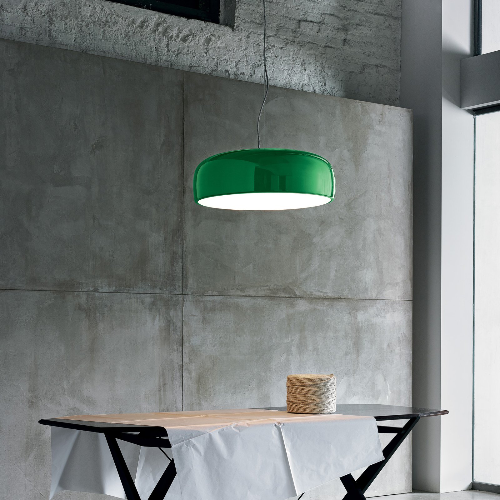 Smithfield S Pro Pendant Green - Flos