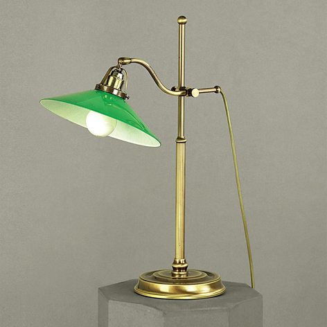 Grønn VERDINA bordlampe med patina