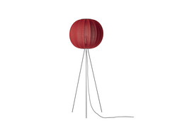 Knit-Wit 60 Round Stehleuchte Hoch Maple Red - Made By Hand