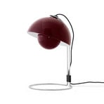 Stolní lampa Flowerpot VP4, tmavě červená, 36 cm – &TRADITION