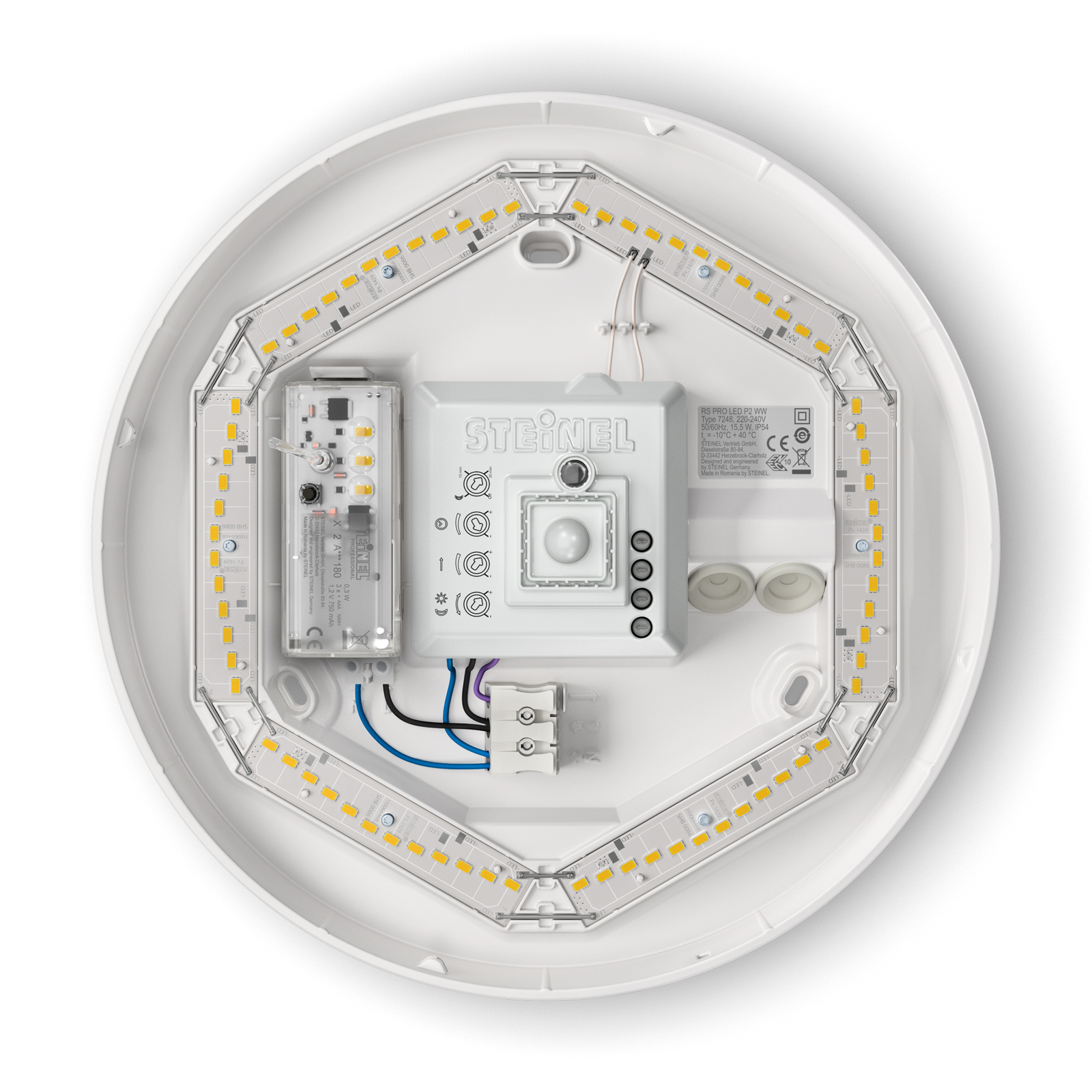 STEINEL RS Pro P3 S Notlicht Sensor LED 3.000 K