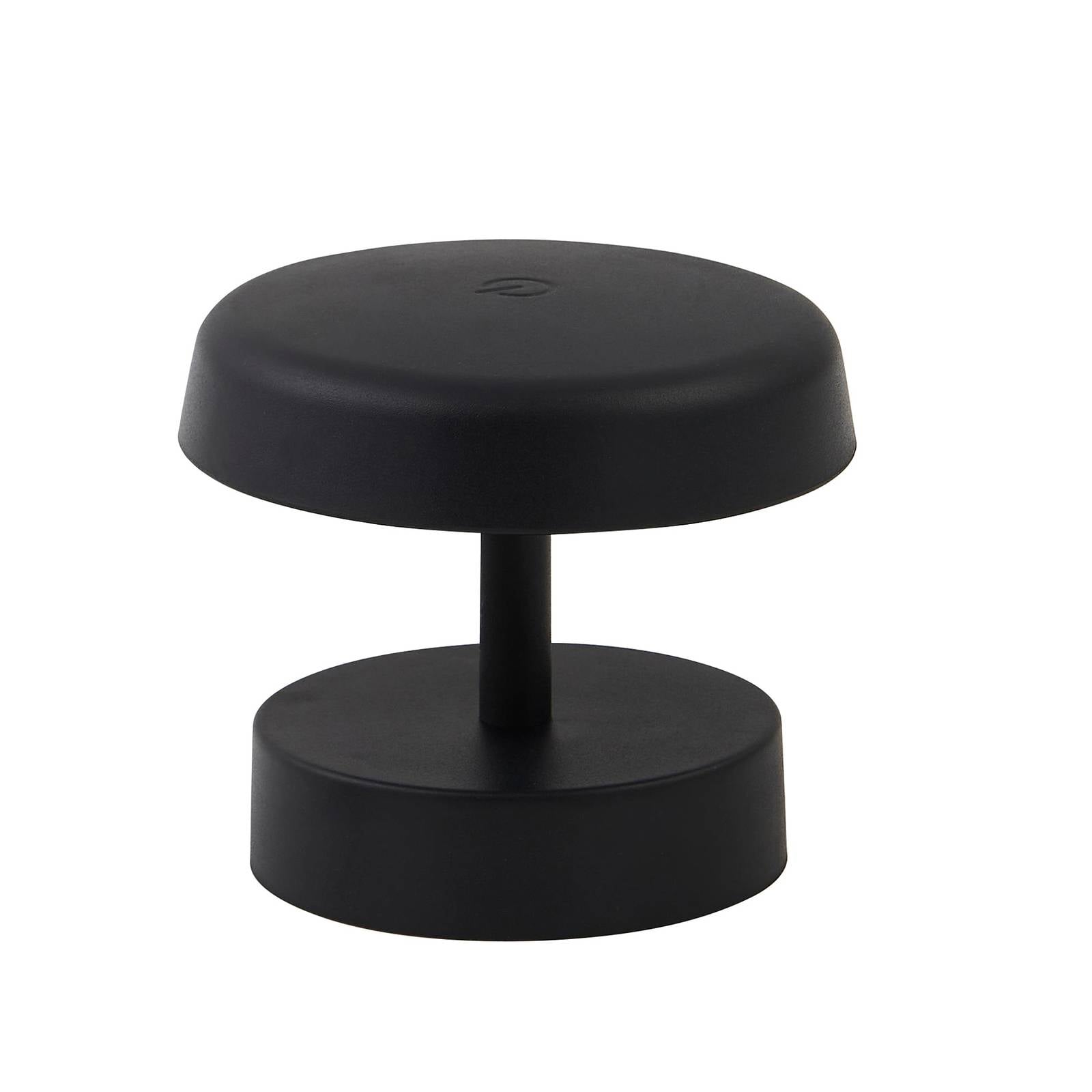 Lindby LED-Akkutischlampe Nalani, 10 cm hoch, IP44, dimmbar