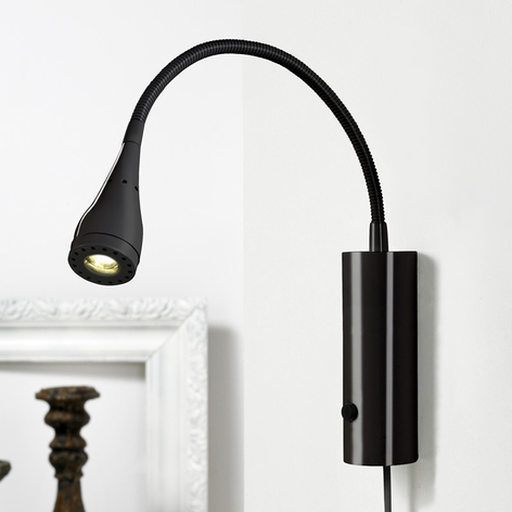 LED-seinävalaisin Mento joustavalla varrella