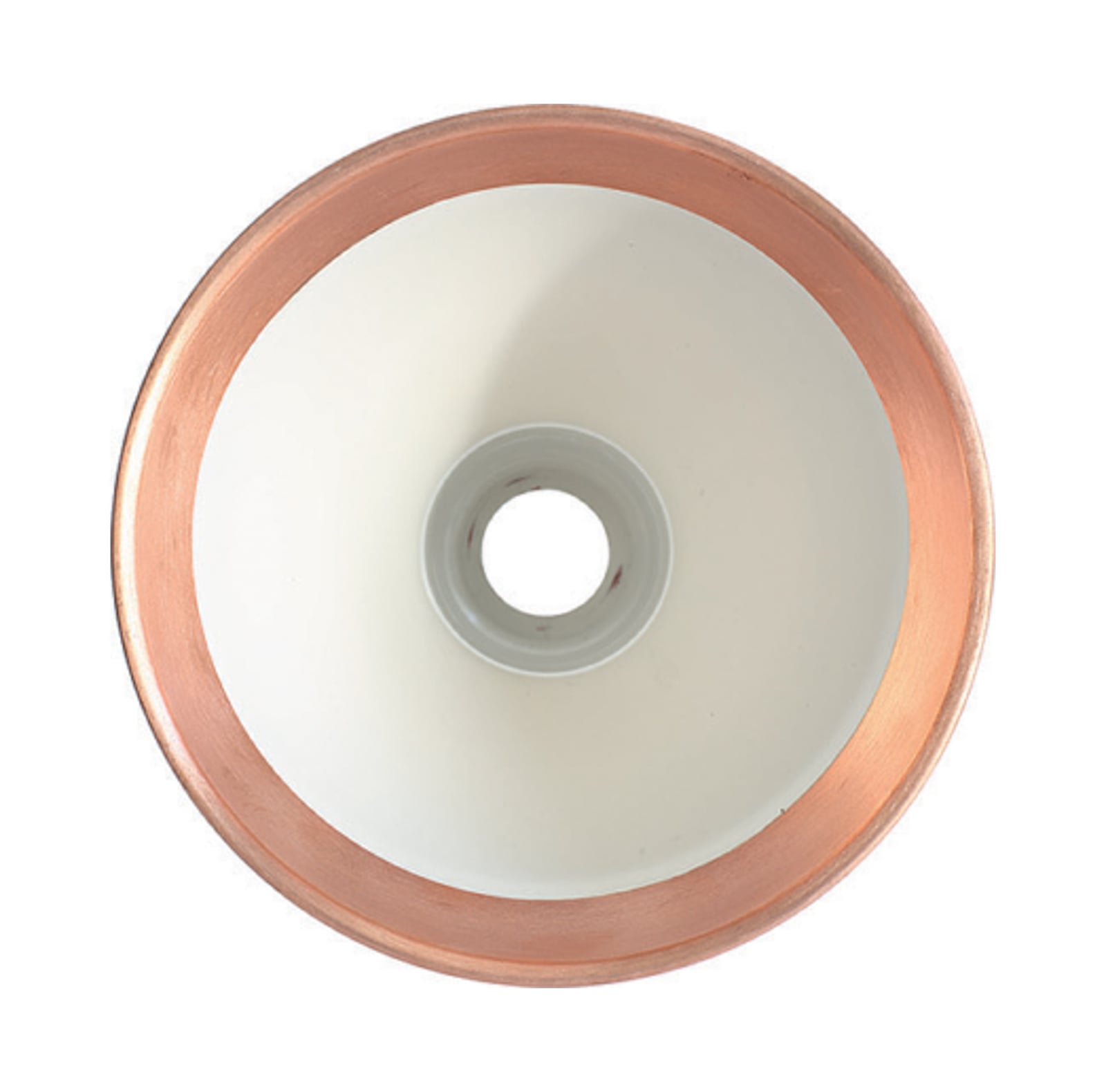 214 Applique Round nero/rame/bianco - Lampe Gras