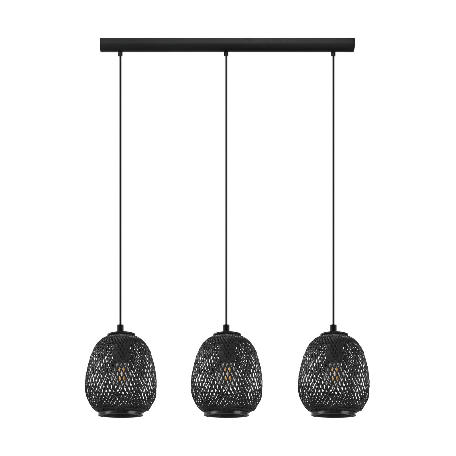 Dembleby pendant light, 3-bulb