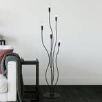 Floor lamp Bonibon 13231 black metal height 155 cm 5-bulb